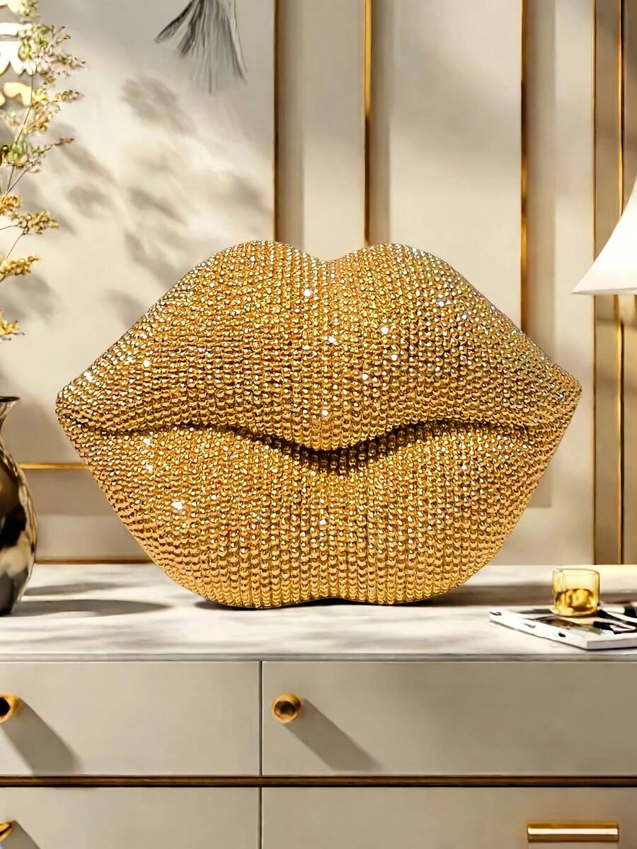 1 chiếc đồ trang trí hình môi gợi cảm bằng pha lê, quà tặng ngày lễ, trang trí nhà cửa, phòng khách, văn phòng, phòng ngủ, quán bar, khách sạn, phòng tắm, trang trí đám cưới, quà tặng ngày Valentine, quà tặng hứa hẹn, đồ trang trí lễ hội khác nhau. - Nhiều kiểu dáng - Xem 1
