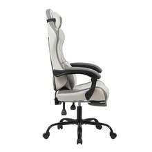 Luxury And Comfortable Gaming Chair - White+Gray - View 4
