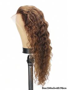 Eulisi P4/27 Deep Wave Lace Front Closer Wigs Human Hair Honey Blonde Highlight Ombre Wigs Human Hair For Women 5x5 HD Transparent Lace Frontal Wigs Pre Plucked With Baby Hair 150 Density 26 Inch - SP4/27 - View 6