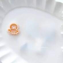 海洋系列聚合物粘土切割模具，章鱼、海星、贝壳、海螺形状粘土耳环切割器，适用于发夹首饰制作工具 - 米色 - 查看 10