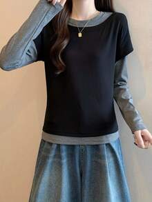 Women Tops - Black - View 8