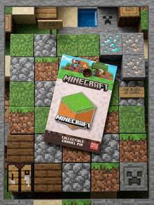 Monogram Minecraft 1个  苦力怕金属胸针 个性化创意徽章收藏品 周边别针 首饰配件 装饰包 布艺铅笔盒 连衣裙 实用生日礼物 官方授权 - A - 查看 11