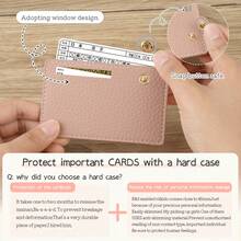 My Card Protector - Anti-Scan And Magnetic Shielding Protector | Slim PU Leather Card Holder To Protect Personal Information (Holds 1 Card) - Multicolor - View 3