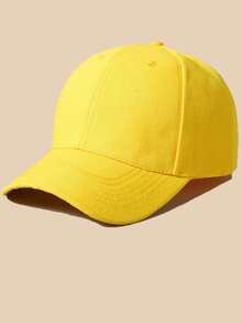 1pc Purple Sports Style Adjustable Metal Buckle Baseball Cap, Suitable For Outdoor Activities - A - View 9