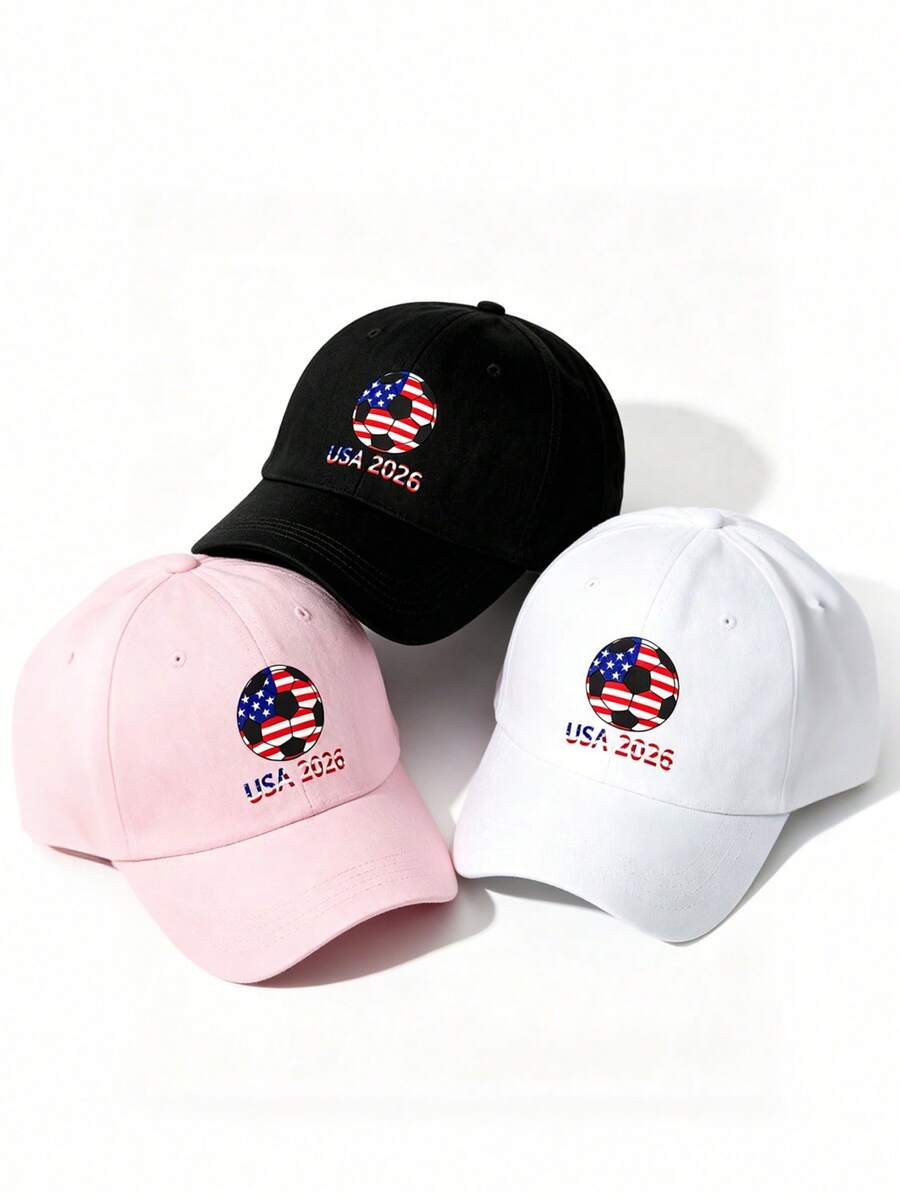 1 chiếc mũ lưỡi trai thường ngày unisex, mũ bóng chày vành rộng đa năng mùa xuân in chữ, mũ thời trang đường phố phù hợp cho du lịch, tham quan, nghỉ mát biển. - Nhiều màu - Xem 1