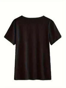 Women T-Shirts - Black - View 2