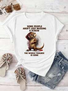 Women T-Shirts - White - View 2