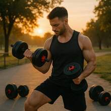 Strength Training Dumbbell Rack - 20 Kilograms - View 4