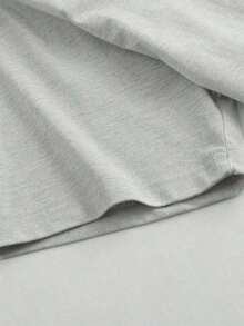 Women's Short Sleeve T-Shirt With Round Neck And Letter And Racing Car Print, 100% Comfortable Cotton, Women's Summer Clothes, Women's Holiday Clothes, Summer Clothes, Women's Spring Clothes, Summer Tops, Festival Clothes, Women's Easter Clothes. - 灰色 - 查看 5