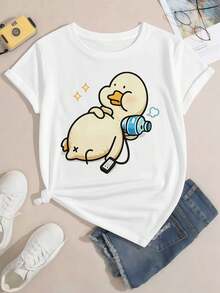 Women T-Shirts - White - View 2