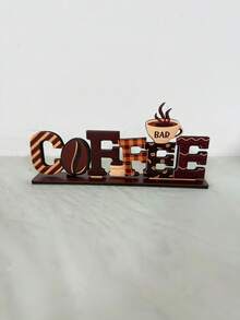 1 biển trang trí quầy cà phê, phụ kiện quầy cà phê, hình yêu tinh cà phê phong cách mộc mạc, vật trang trí trung tâm bàn cà phê phong cách mộc mạc, khay cà phê nhiều tầng bằng gỗ, trạm cà phê, trang trí nhà bếp. - A - Xem 8