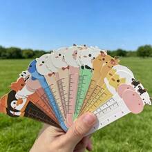 25pcs Cute Animal Bookmarks, Teacher Rewards, Student Party Favors, School Supplies, Random Styles - Multicolor - View 10