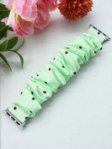 1個波點彈性髮圈，適用於38mm/40mm/41mm/42mm/44mm/45mm/46mm/49mm，兼容Ultra/SE/S10/S9/8/7/6/5/4/3/2/1，適合春夏秋冬，時尚優雅，易於佩戴，適用於工作、約會、聚會、運動 - 常規款 - 查看 18