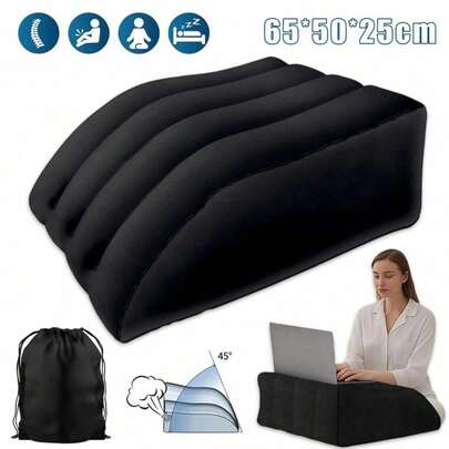 Beinkissen, Aufblasbare Keilkissen Zur Beinhebung Und Beinstützkissen Verfügen Über Ein Ergonomisches 45°-Neigungsdesign Für Optimale Beinunterstützung. Sie Eignen Sich Als Hüftkissen, Rückenkissen, Fußstützen Etc. Und Sind Für Rücken, Beine Und Füße Geeignet. Ideal Für Zuhause, Büro Und Auto.
