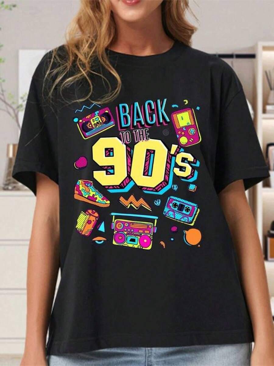 Women T-Shirts - Black - View 1