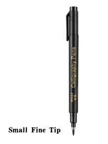 Bộ 4 bút thư pháp có thể nạp mực, 4 ngòi từ siêu mảnh đến lớn, mực đen, dùng để viết chữ Hán, vẽ tranh và ký tên. - 4 cái - Xem 10
