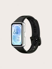 1pc Unisex Plain Quick Release Smartband Silicone Strap Compatible With Huawei Band 11 / 11 Pro - Band 11 / 11 Pro - View 21