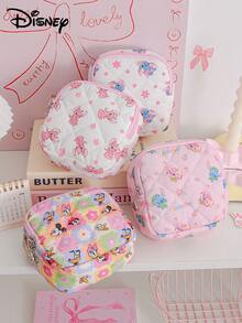 Túi đựng mỹ phẩm mini chần bông Disney chính hãng, ví đựng tiền xu Mickey & Minnie, túi đựng trang sức Disney, túi đựng đồ in hình hoạt hình dễ thương, túi đa năng đựng băng vệ sinh, tai nghe và phụ kiện, túi có khóa kéo di động dành cho phụ nữ và bé gái, túi đựng đồ nhỏ khi đi du lịch, dùng ở nhà, khi đi du lịch, nghỉ lễ và đi học, đồ dùng cần thiết khi đi du lịch, khi đi du thuyền, khi ở ký túc xá, quà tặng cho phù dâu, quà tặng cho mẹ, quà sinh nhật, quà tặng cho bạn bè và giáo viên. - Nhiều màu - Xem 4