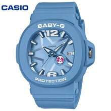 Đồng hồ Casio BGA-10D-2A2 màu xanh lam nhạt, viền có thể tháo rời, mặt số hình ngôi sao, chống nước, chống sốc, quà tặng sinh nhật. - Một cỡ - Xem 9