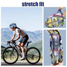 SANDIAN, funda para casco de ciclismo y ciclismo, ajuste elástico para la mayoría, transpirable, botón de bloqueo con cordón extra, duradera, cubierta de equipo para bicicleta deportiva, bicicleta de - BANG BANG - Ver 5