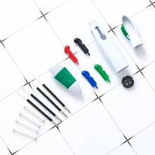 12Pcs 4-In-1 Multicolor Ballpoint Pens With Carabiner Clip, Retractable 4 Color Pen, Portable Pocket Pen For Students, Nurses, Office & Outdoor, 1.0mm Medium Point - Bộ - Xem 2
