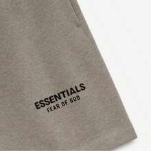 Fear of God ALWAYS ON Series SS25 Classic Sweatshort Fleece-Lined Loose Fit Comfortable Elastic Waistband American Heavyweight Casual Shorts Men's - 深灰色 - 查看 3