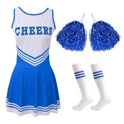 Cheerleading Group Dance Performance Costumes, Cheerleading Performance Outfits, Outdoor Sports Cheerleading Performance Clothing