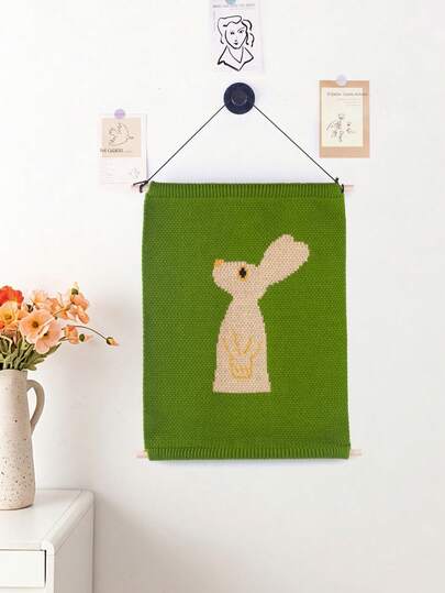  Tranh treo tường YikaraKnitz Nordic Woodland, tranh dệt jacquard nghệ thuật, tranh cuộn động vật rừng trang trí phòng ngủ, phòng ngủ phong cách Boho và trang trí nhà cửa.