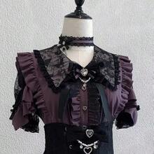 Women Blouses & Shirts - 4749 Purple Short - View 1