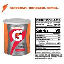 Gatorade Thirst Quencher Powdered Drink Mix Fruit Punch 50.9 Oz + Glacier Freeze 50.9 Oz | 2-Pack Variety Set - Powdered Energy Drink - View 7