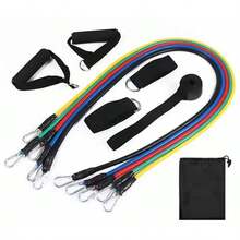 11pcs Grip Strength Trainer Set, Resistance Bands Workout Equipment - Multicolor - View 9