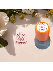 1 con dấu màu cam unisex có chữ "Super", thích hợp để khen ngợi và động viên giáo viên. - Mảnh duy nhất - Xem 4