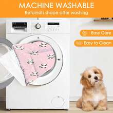 1 tấm đệm giường mềm mại cho thú cưng với hình gấu trúc hoạt hình, có thể giặt được, phù hợp cho chó nhỏ/vừa/lớn, đệm giường hai mặt cho mèo, sử dụng được cả 4 mùa. - Nhiều màu - Xem 4