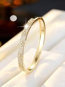 1 pieza Brazalete de lujo con patrón floral multicolor, adecuado para el uso diario y citas - pulsera - Ver 7