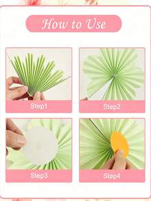 12 piezas Decoraciones de flores de papel de colores suaves, abanico de papel con mariposas y flores de primavera para colgar en el jardín, adecuado para fiestas de cumpleaños con tema de flores silvestres de primavera/verano, suministros para decoración de fondo del hogar - Multicolor - Ver 6