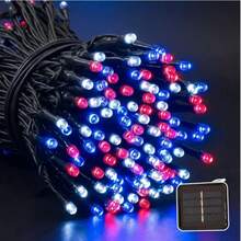 1件裝 太陽能 LED 串燈 22.97ft/39.37ft/78.74ft 8種模式 暖白色/白色/多色 適用於花園/庭院/樹木/節日/派對/室內裝飾 - 燈串 - 查看 2
