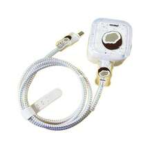 Half Coconut Apple 40W Charger Protective Case Suitable For IPhone 17 Pro Max - Clear - View 5