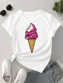 Women T-Shirts - White - View 2