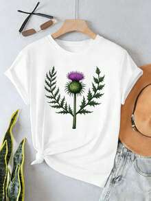 Women T-Shirts - White - View 2