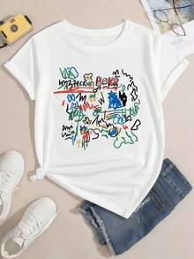 Women T-Shirts - White - View 2