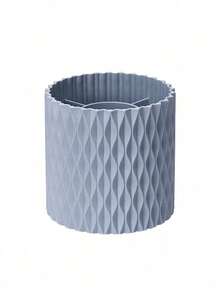 1pc Solid Color Rotatable Makeup Brush Holder, Rotating Makeup Brush Organizer - Desktop Pen Cup/Cosmetic Storage Box, Suitable For Bathroom Essentials - A - View 10