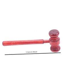 1pc Wooden Judge Gavel, Gavel Model, Durable And Fall-Proof, Wooden Handicrafts, Suitable For Moot Court, Family Games, Birthday Gifts - Hammer - View 4