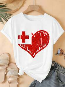 Women T-Shirts - White - View 2