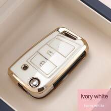 适用于 Bora、Tiguan L、Lavida、Magotan、Golf 7、Polo、Tarek、Tarok 的钥匙扣保护套，白色单壳大号折叠钥匙扣保护套，红色单壳大号折叠钥匙扣保护套，灰色单壳大号折叠钥匙扣保护套，绿色单壳 - 多款式 - 查看 9