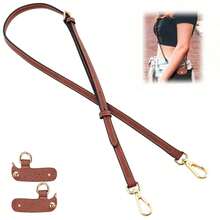 Adjustable Leather Replacement Shoulder Strap Set, Suitable For Women Handbags And Clutches - Brown - View 9