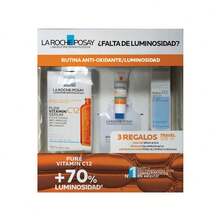 La Roche Posay La Roche-Posay Kit Pure Vitamin C12 Sérum 30 ml + Hyalu B5 Sérum 10 ml + Anthelios UV Mune 400 FPS50+ + Effaclar Gel Limpiador Rutina Completa Antiedad Iluminadora Hidratante Limpieza Profunda y Protección Solar - Vitamina C - Ver 4