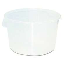 Rubbermaid 5726-24 12 Qt Capacity 13-1/8" Diameter X 8-1/8" Height C Color Polypropylene Round Sge Container Pack Of 1 - as pic - View 5