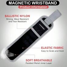 Magnetic Wristband Screws, Nails, Drill Bits, Bolts - Heavy-Duty Magnetc Wrist Band With Adjustable Strap, Father's Day Handyman Cool Tools Dad Gft, Wrist Magnetic Holder - Wristband - View 3