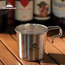 CAMPINGMOON 210ML 戶外露營裝備 不鏽鋼便攜咖啡杯 Sierra杯 水杯 Sierra碗 S190 - D - 查看 1