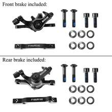 BUCKLOS Bicycle Disc Brake Caliper 160mm Front/Rear Line Pulling  Disc Brake Aluminum Alloy Mechanical Brakes Calipers MTB Part - Rear Caliper - View 7